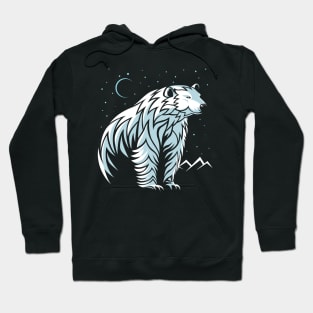 Tribal Polar Bear Hoodie